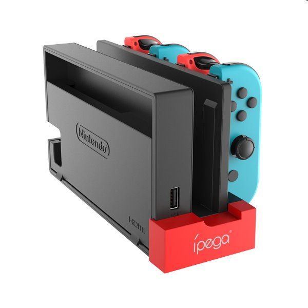 Nabíjecí stanice iPega 9186 pro Nintendo Switch Joy-con, black Nabíjecí stanice iPega 9186 pro Nintendo Switch Joy-con, black