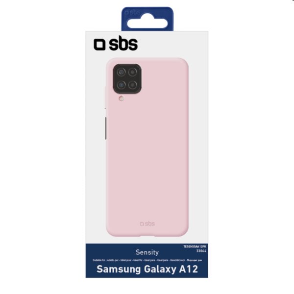 Pouzdro SBS Sensity pro Samsung Galaxy A12 - A125F, růžové
