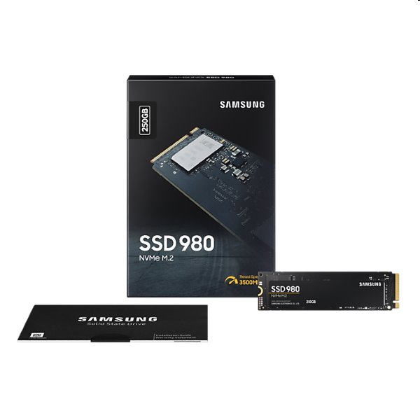 Samsung SSD 980, 250 GB, NVMe M.2 (MZ-V8V250BW)