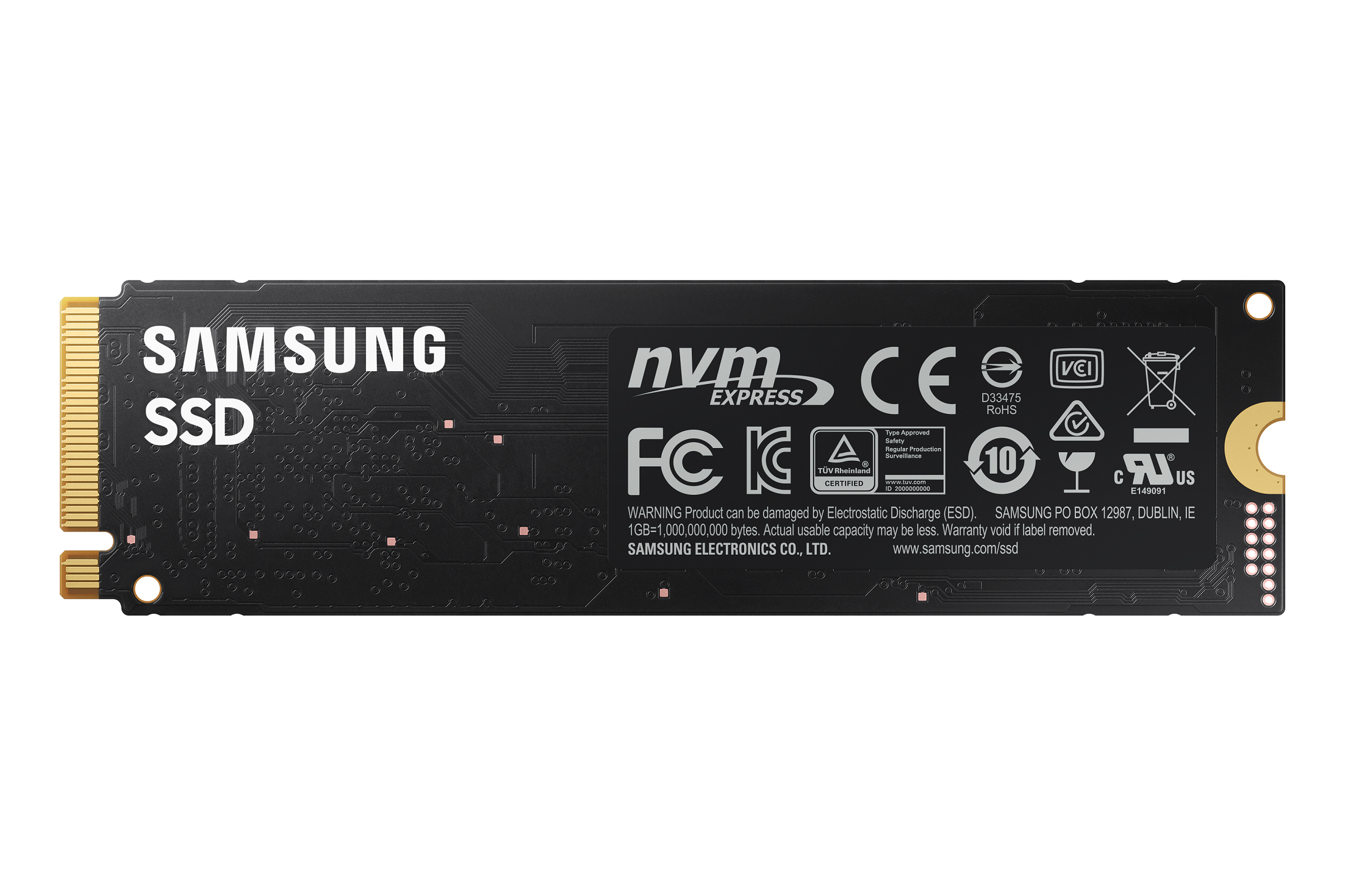 Samsung SSD 980, 500 GB, NVMe M.2 (MZ-V8V500BW)