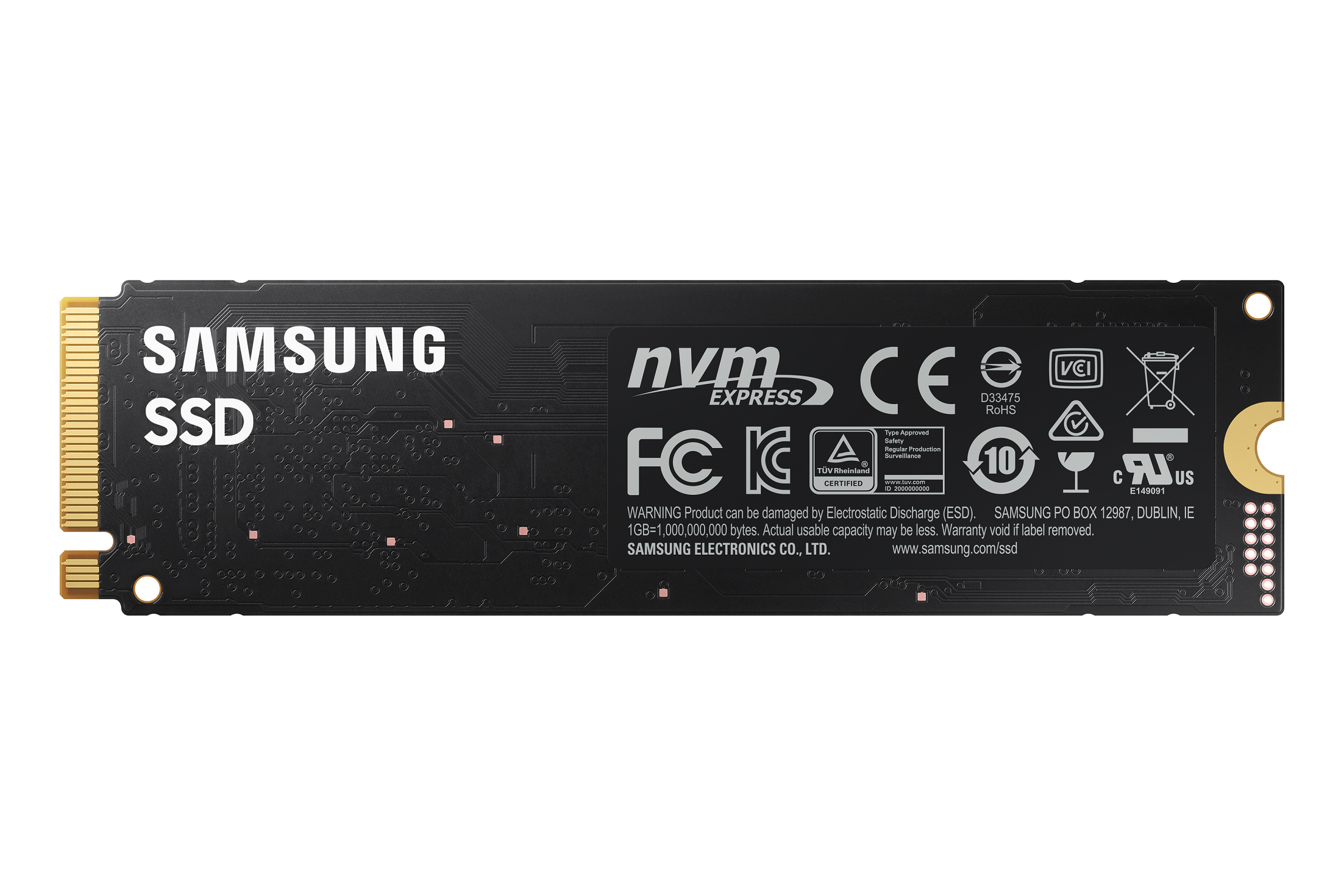 Samsung SSD 980, 500 GB, NVMe M.2 (MZ-V8V500BW) Samsung SSD 980, 500 GB, NVMe M.2 (MZ-V8V500BW)