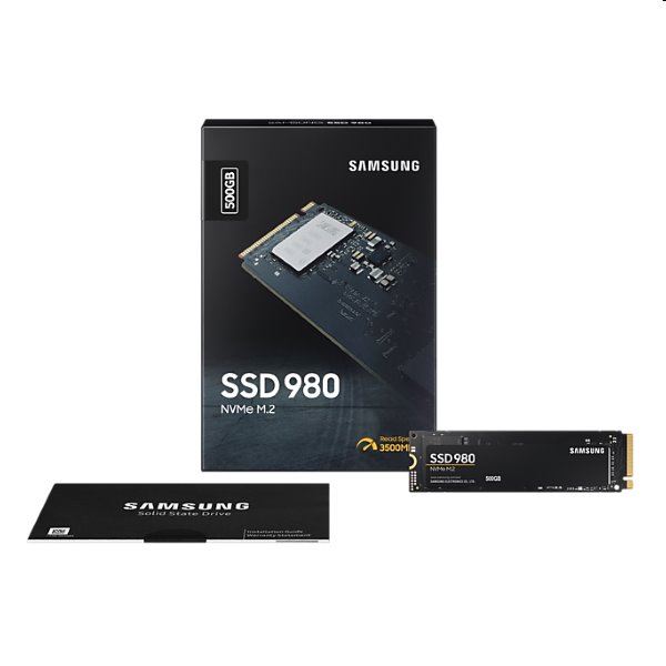 Samsung SSD 980, 500 GB, NVMe M.2 (MZ-V8V500BW)