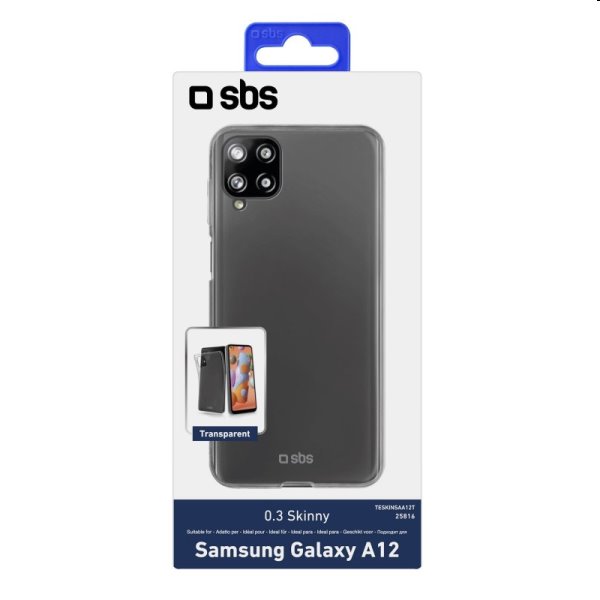 SBS pouzdro Skinny pro Samsung Galaxy A12 - A125F, transparent