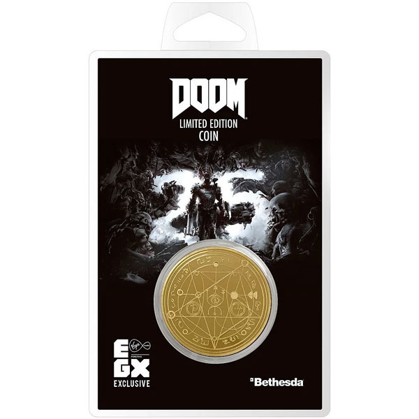 Sběratelská mince Limited Edition 25th Anniversary Gold (Doom)