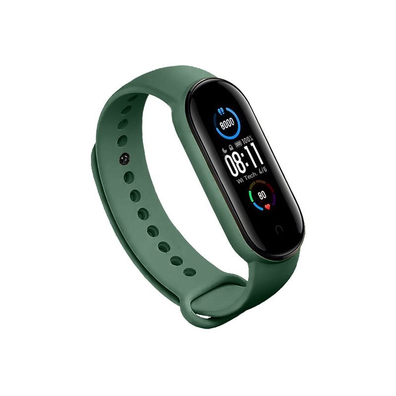 Rhinotech řemínek pro Xiaomi Mi Band 5/6, atrovirens Rhinotech řemínek pro Xiaomi Mi Band 5/6, atrovirens