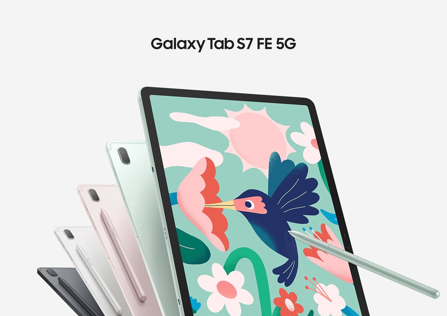 Samsung Galaxy Tab S7 FE 5G - T736, 4/64GB, green Samsung Galaxy Tab S7 FE 5G - T736, 4/64GB, green