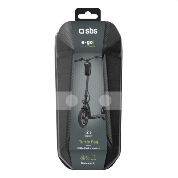 SBS E-Go taška pro elektrické koloběžky, kapacita 2 l, černá