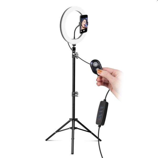 SBS Tripod Kruhové světlo 10'' a stojan 160 cm SBS Tripod Kruhové světlo 10'' a stojan 160 cm