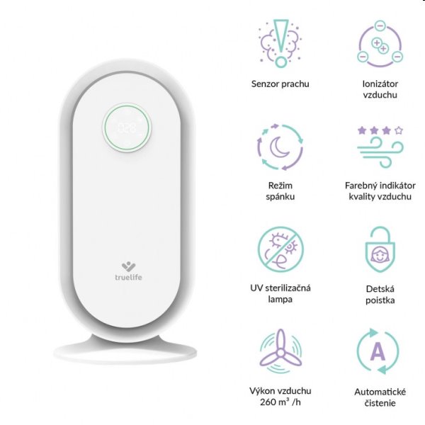 TrueLife AIR Purifier P5 WiFi - čistička vzduchu TrueLife AIR Purifier P5 WiFi - čistička vzduchu