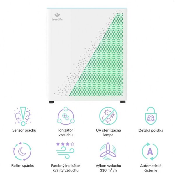 TrueLife AIR Purifier P5 WiFi - čistička vzduchu