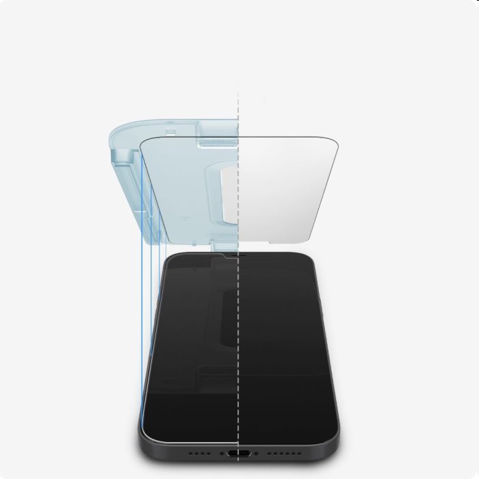 Tvrzené sklo Spigen tR ez Fit pro Apple iPhone 12/12 Pro, 2 kusy