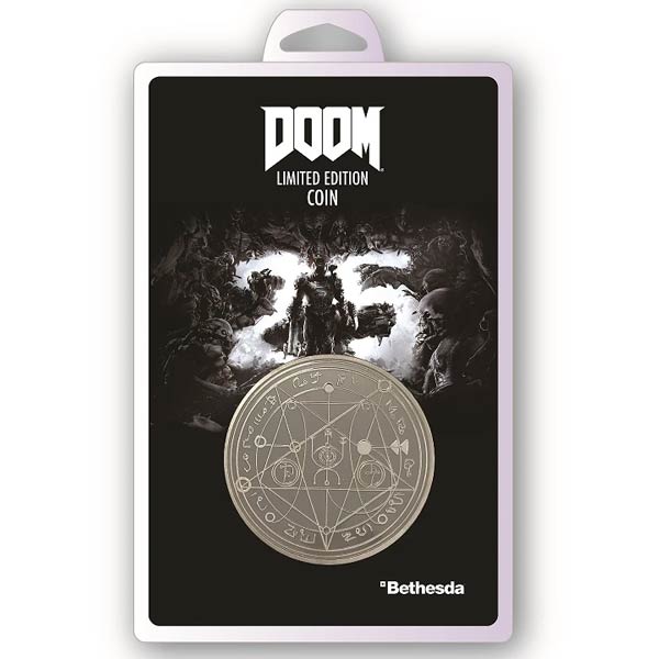 Sběratelská mince Limited Edition 25th Anniversary Silver (Doom)