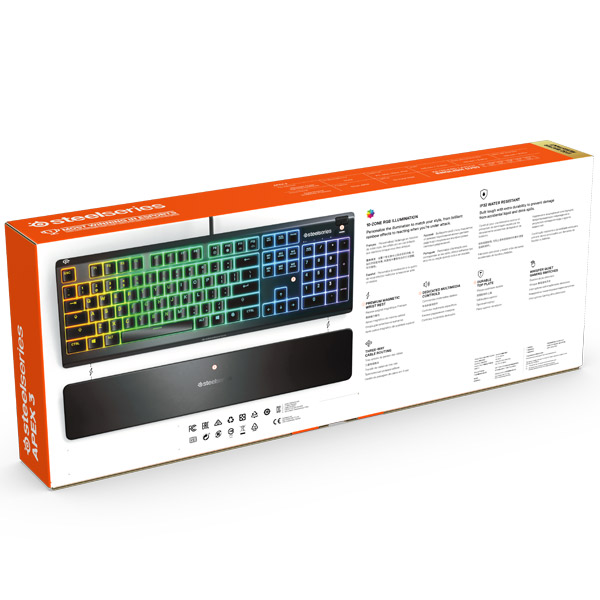 Herní klávesnice SteelSeries Apex 3 US