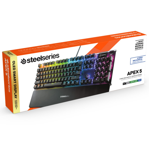 Herní klávesnice SteelSeries Apex 5 US