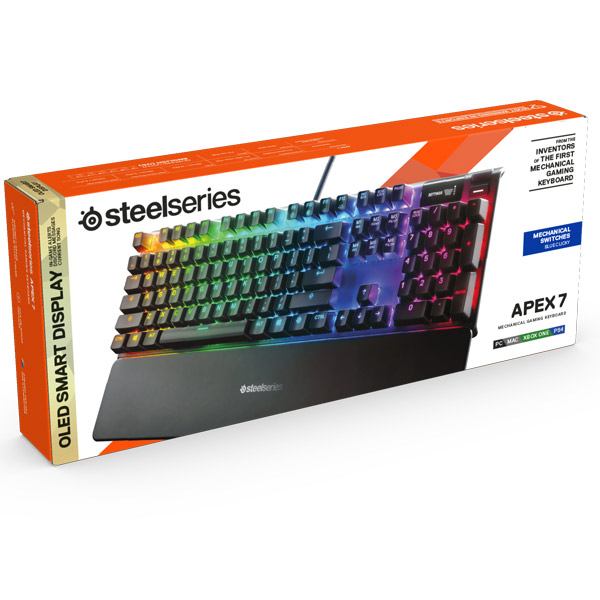 Herní klávesnice SteelSeries Apex 7 (Blue Switch) US
