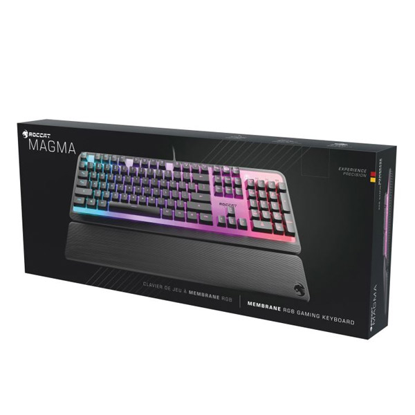 Herní membránová klávesnice Roccat Magma, US Layout, black Herní membránová klávesnice Roccat Magma, US Layout, black