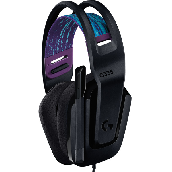 Herní sluchátka Logitech G335 Wired, black