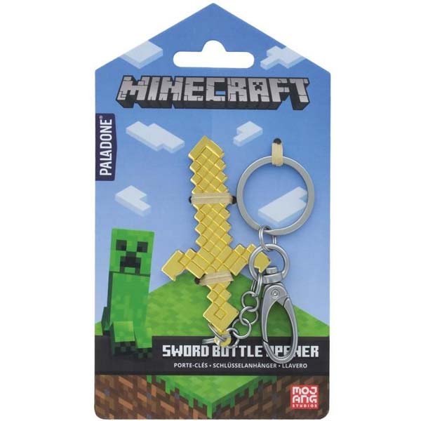 Klíčenka Sword s otvírákem na lahve (Minecraft)