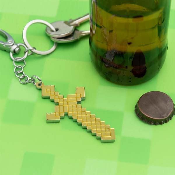 Klíčenka Sword s otvírákem na lahve (Minecraft)