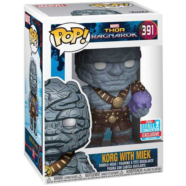 POP! Marvel: Korg with Miek Exlusive (Thor: Ragnarok) POP! Marvel: Korg with Miek Exlusive (Thor: Ragnarok)