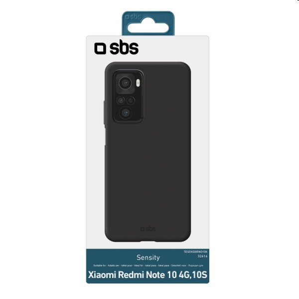 Pouzdro SBS Sensity pro Xiaomi Redmi Note 10/10S, černé Pouzdro SBS Sensity pro Xiaomi Redmi Note 10/10S, černé