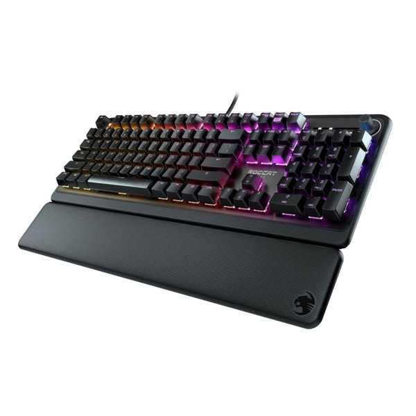 Roccat Pyro Mechanical Gaming Keyboard, Red Switch, US Layout, Black