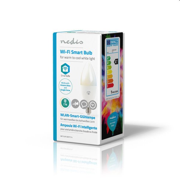 Smart LED žárovka Nedis 4.5W E14 350lm Smart LED žárovka Nedis 4.5W E14 350lm