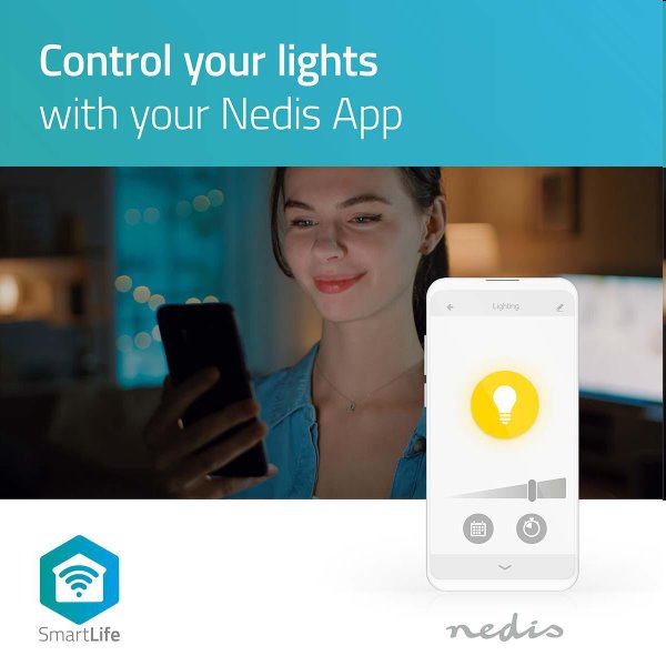 Smart LED žárovka Nedis 4,5W GU10 330lm Smart LED žárovka Nedis 4,5W GU10 330lm