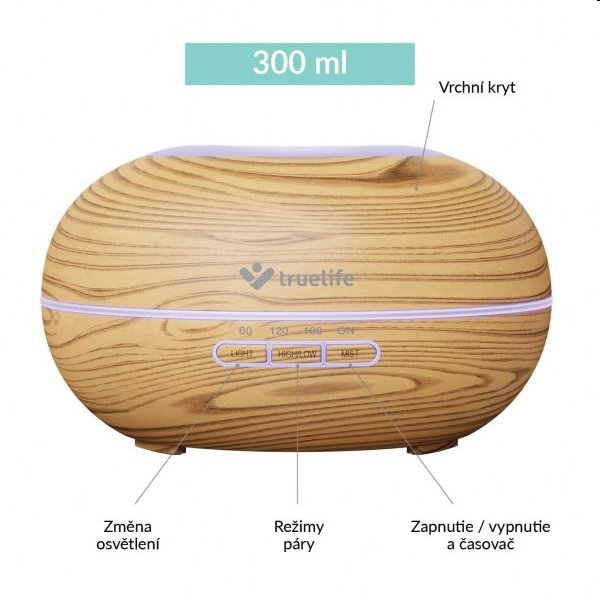 TrueLife AIR Diffuser D5 Light - aroma difuzér TrueLife AIR Diffuser D5 Light - aroma difuzér