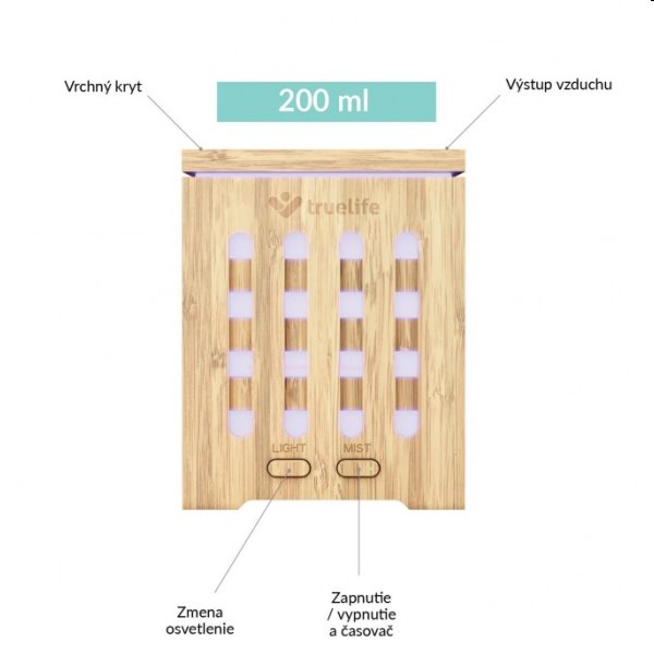 TrueLife AIR Diffuser D7 Bamboo - aroma difuzér