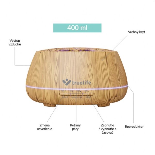 TrueLife AIR Diffuser D9 Smart - aroma difuzér TrueLife AIR Diffuser D9 Smart - aroma difuzér