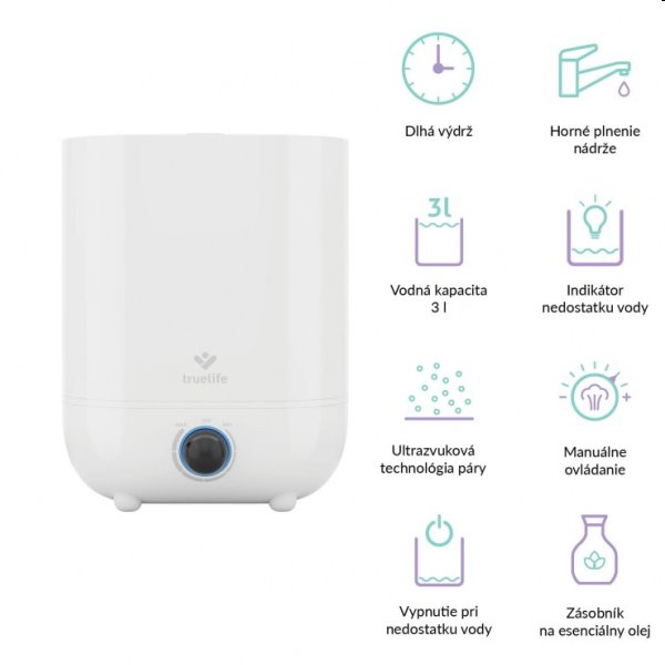 TrueLife AIR Humidifier H3 - zvlhčovač vzduchu TrueLife AIR Humidifier H3 - zvlhčovač vzduchu