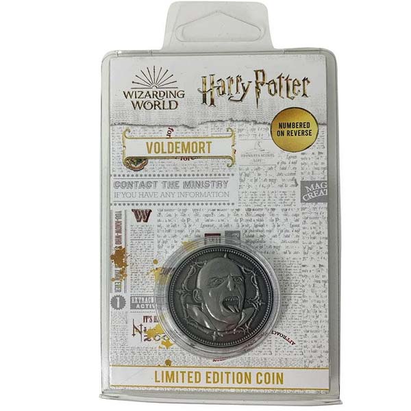 Sběratelská mince Limited Edition Voldemort Collectible Coin (Harry Potter)