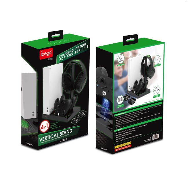 Dokovací stanice iPega pro Xbox Series S, Wireless controller a headset + dobíjecí baterie