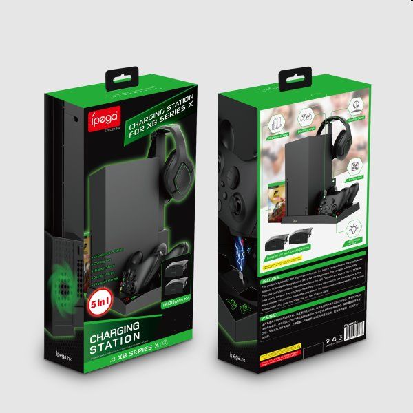 Dokovací stanice iPega XBS013 pro Xbox Series X, Wireless controller a headset Dokovací stanice iPega XBS013 pro Xbox Series X, Wireless controller a headset