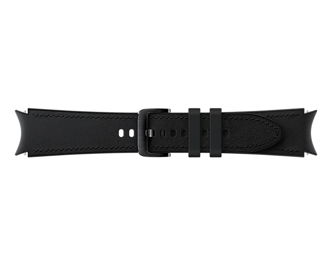 Náhradní hybridní kožený řemínek pro Samsung Galaxy Watch4 (velikost M/L), black Náhradní hybridní kožený řemínek pro Samsung Galaxy Watch4 (velikost M/L), black