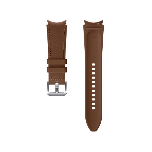 Náhradní hybridní kožený řemínek pro Samsung Galaxy Watch4 (velikost M/L), camel