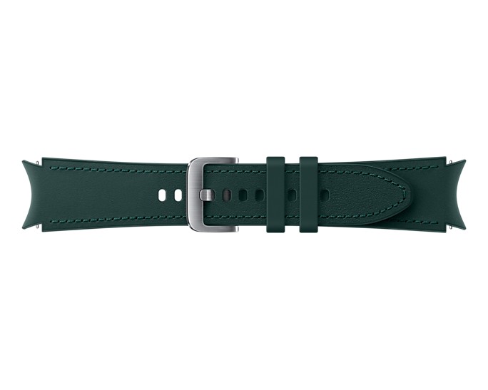 Náhradní hybridní kožený řemínek pro Samsung Galaxy Watch4 (velikost M/L), green