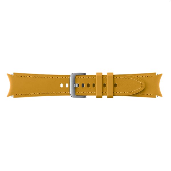 Náhradní hybridní kožený řemínek pro Samsung Galaxy Watch4 (velikost M/L), mustard Náhradní hybridní kožený řemínek pro Samsung Galaxy Watch4 (velikost M/L), mustard