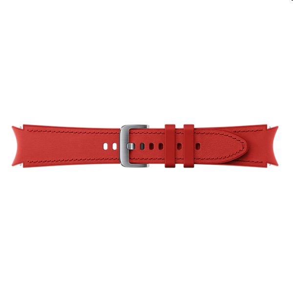 Náhradní hybridní kožený řemínek pro Samsung Galaxy Watch4 (velikost M/L), red Náhradní hybridní kožený řemínek pro Samsung Galaxy Watch4 (velikost M/L), red