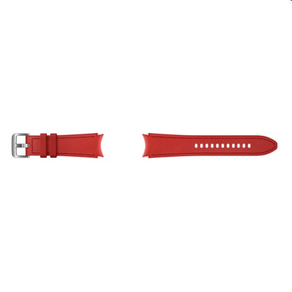 Náhradní hybridní kožený řemínek pro Samsung Galaxy Watch4 (velikost M/L), red Náhradní hybridní kožený řemínek pro Samsung Galaxy Watch4 (velikost M/L), red