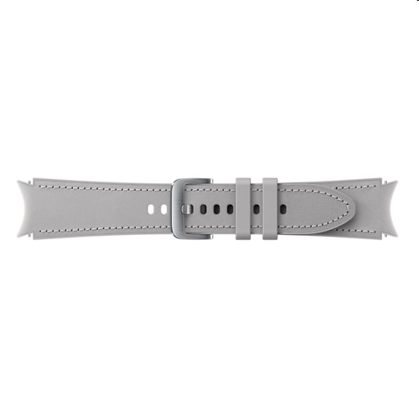 Náhradní hybridní kožený řemínek pro Samsung Galaxy Watch4 (velikost M/L), silver Náhradní hybridní kožený řemínek pro Samsung Galaxy Watch4 (velikost M/L), silver