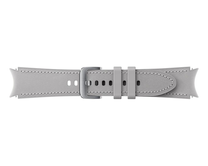 Náhradní hybridní kožený řemínek pro Samsung Galaxy Watch4 (velikost M/L), silver Náhradní hybridní kožený řemínek pro Samsung Galaxy Watch4 (velikost M/L), silver