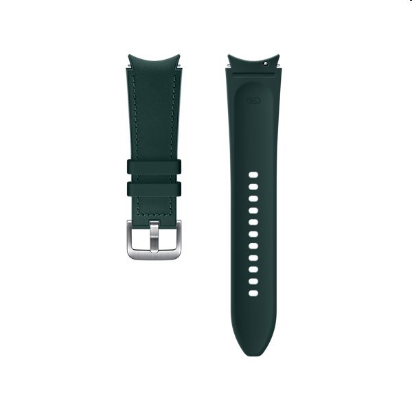 Náhradní hybridní kožený řemínek pro Samsung Galaxy Watch4 (velikost S/M), green Náhradní hybridní kožený řemínek pro Samsung Galaxy Watch4 (velikost S/M), green