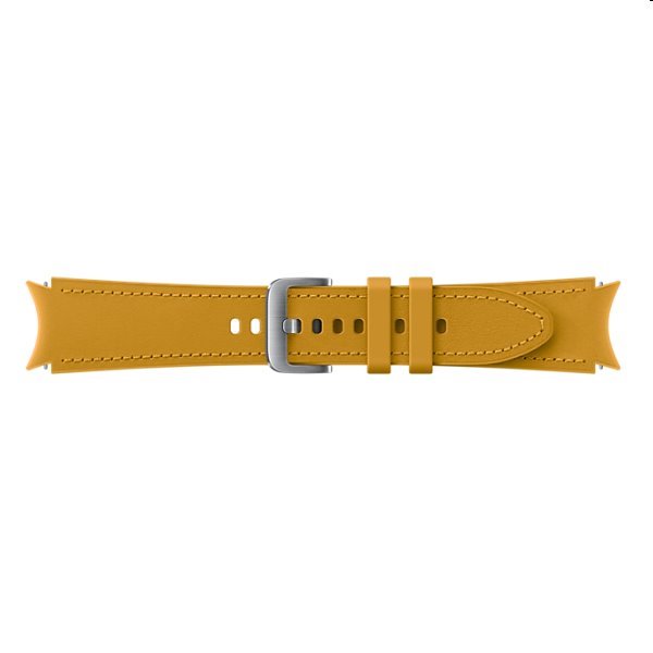 Náhradní hybridní kožený řemínek pro Samsung Galaxy Watch4 (velikost S/M), mustard Náhradní hybridní kožený řemínek pro Samsung Galaxy Watch4 (velikost S/M), mustard