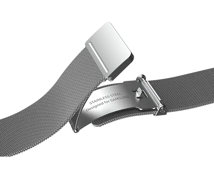Náhradní kovový řemínek pro Samsung Galaxy Watch4 (velikost M/L), silver Náhradní kovový řemínek pro Samsung Galaxy Watch4 (velikost M/L), silver