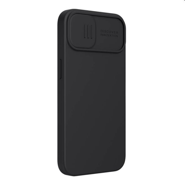 Nillkin CamShield Silky Magnetic zadní silikonový kryt pro iPhone 13, černé Nillkin CamShield Silky Magnetic zadní silikonový kryt pro iPhone 13, černé