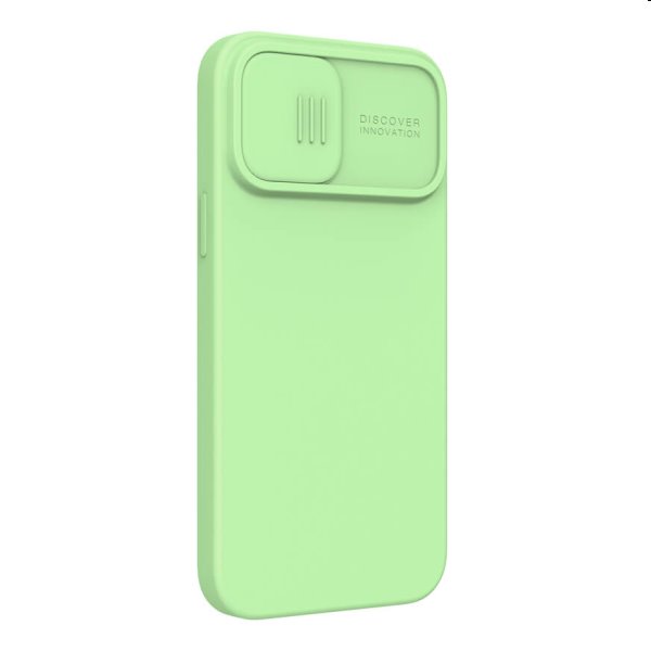 Nillkin CamShield Silky Magnetic zadní silikonový kryt pro iPhone 13 Pro Max, zelené
