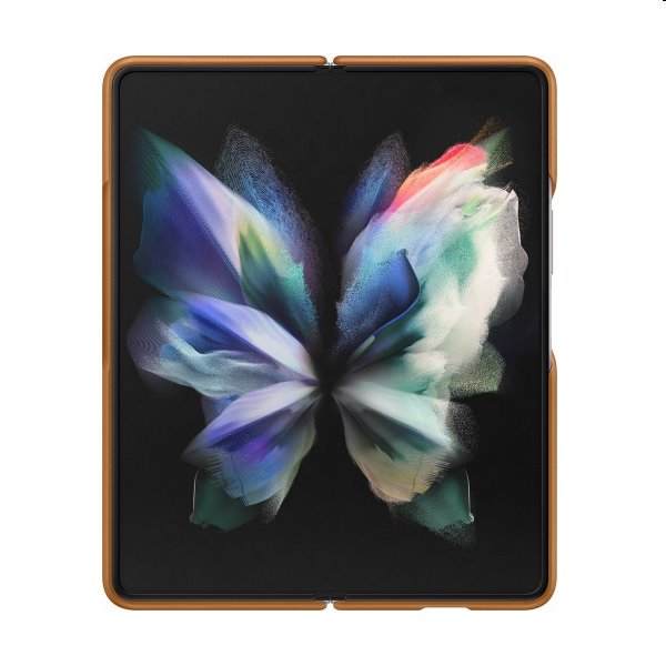Pouzdro Leather Cover pro Samsung Galaxy Z Fold3, camel Pouzdro Leather Cover pro Samsung Galaxy Z Fold3, camel