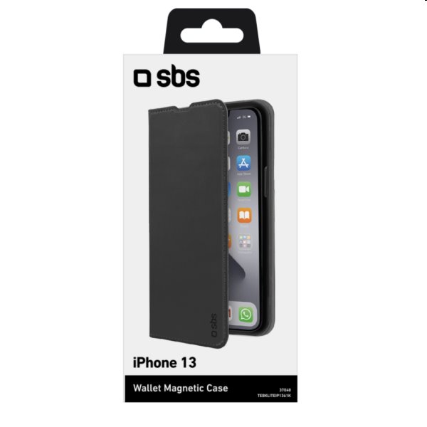 Pouzdro SBS Book Wallet Lite pro iPhone 13, černé Pouzdro SBS Book Wallet Lite pro iPhone 13, černé